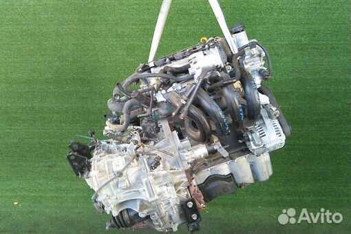 Двигатель в сборе двс toyota vitz SCP90 2SZ-FE