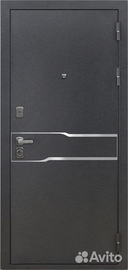 Входная дверь Тайгер Форта Серебро/Ривьера Айс