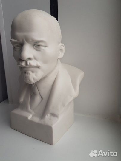 Бюст В.И. ленин Фарфор (бисквит) СССР