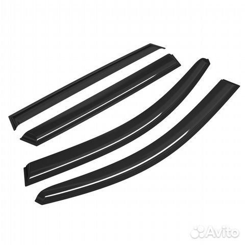 Дефлектор накладной 4 шт voron glass DEF00500 Kia