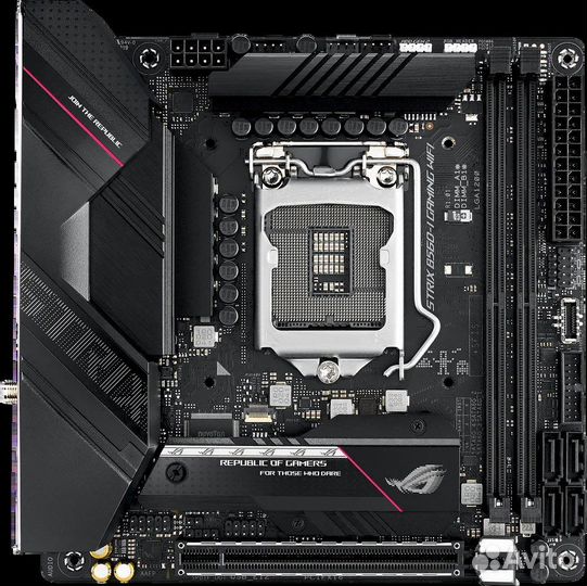 Материнская плата asus strix gaming b560i mini atx