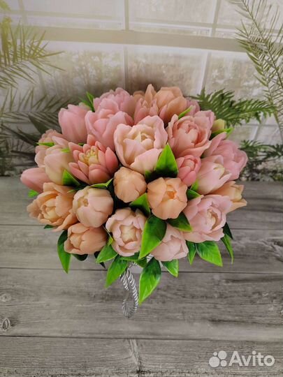 Букет цветов из мыла