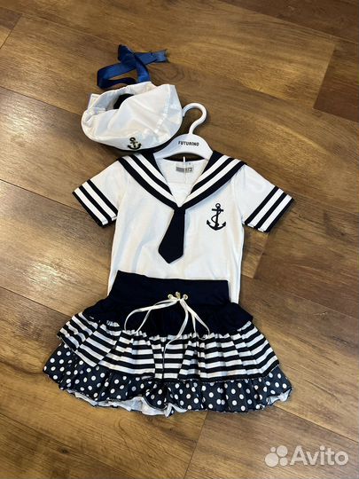 Костюм морской для девочек