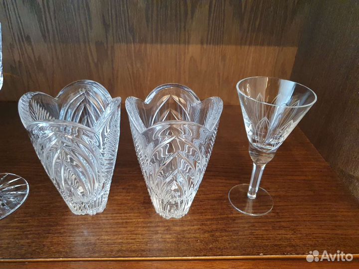 Хрустальные вазы салатники