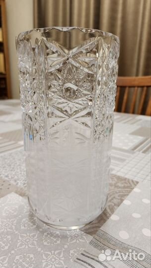 Ваза хрустальная СССР олимпиада