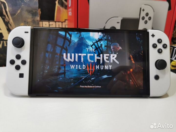 Новый Прошитый Nintendo Switch Oled 256Гб Реболл