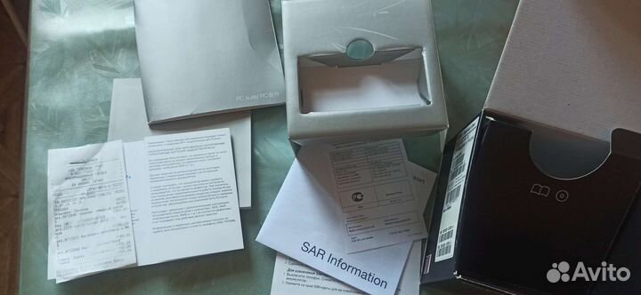 Коробка от sony ericsson S500i