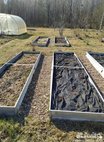 Грядка темно-красная 1м х 2,5м х 22см