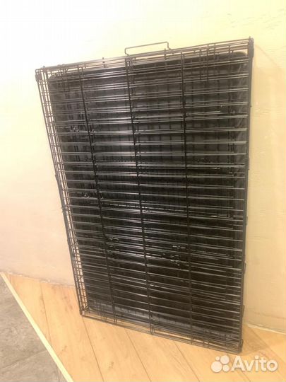 Клетка для кошек и собак металлическая складная