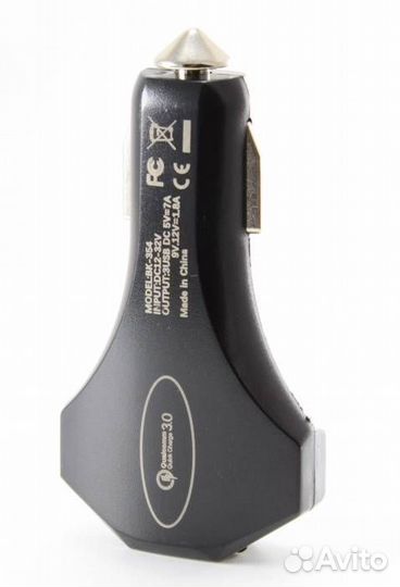 Автомобильное зарядное устройство M-91 USB QC3.0 +