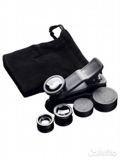 Универсальная линза для телефона 3 в 1