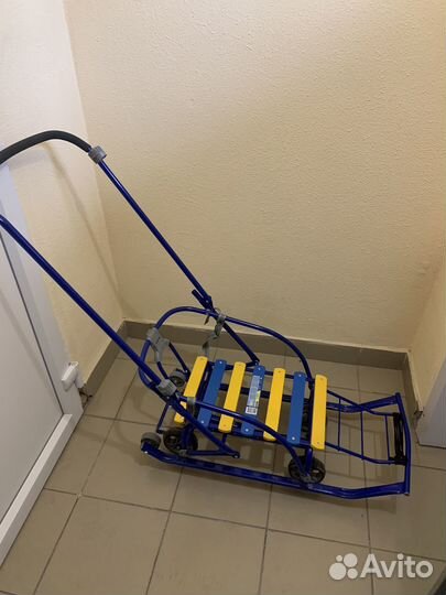 Сани с колесами Nika 