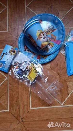 Праздничный набор, день рожденье, щенячий патруль