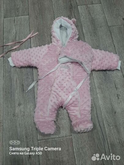 Конверт на выписку для девочки зима