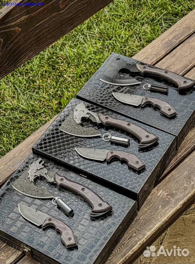 Топор нож подарочный футляр (Арт.33193)