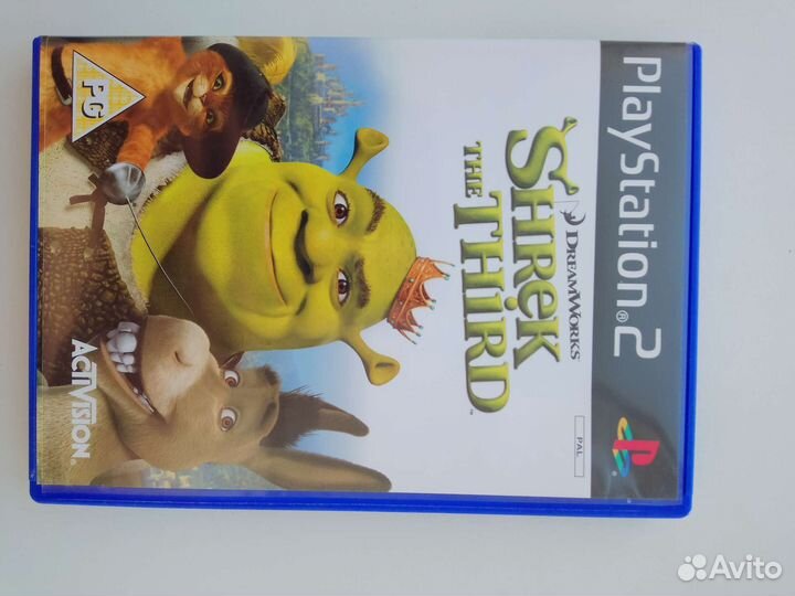 PS2 Shrek the Third. Лицензия. Sony PlayStation 2