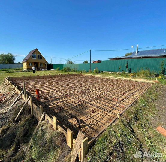 Заливка фундамента бетонные работы