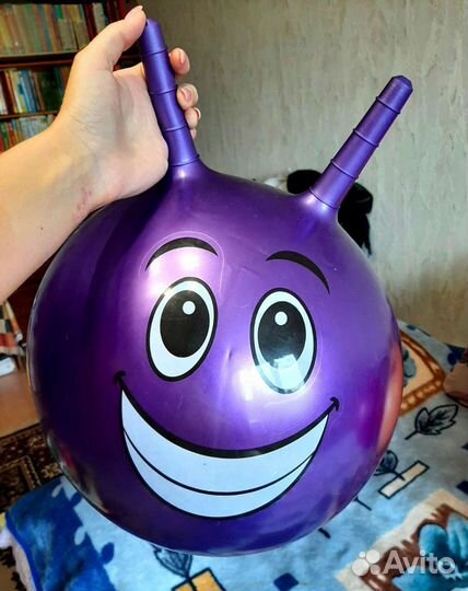 Мяч-прыгун с рожками (2 шт)