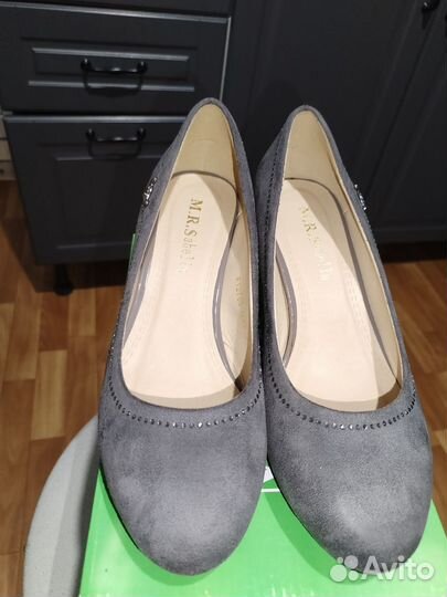 Туфли женские 37 размер натуральная замша
