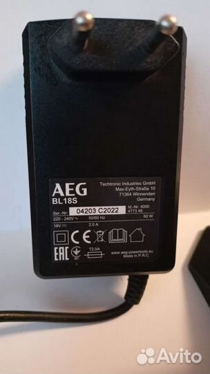Зарядное устройство AEG BL18S