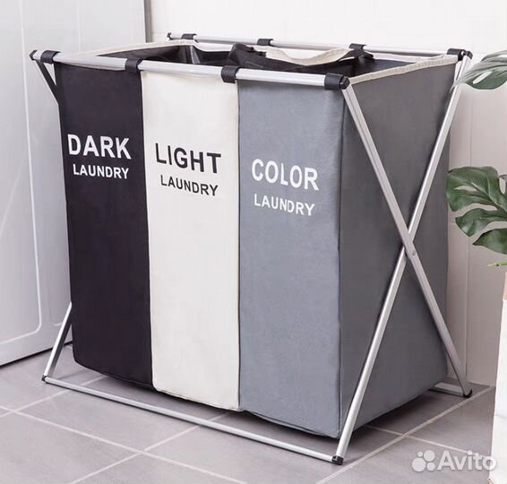 Складная корзина для белья