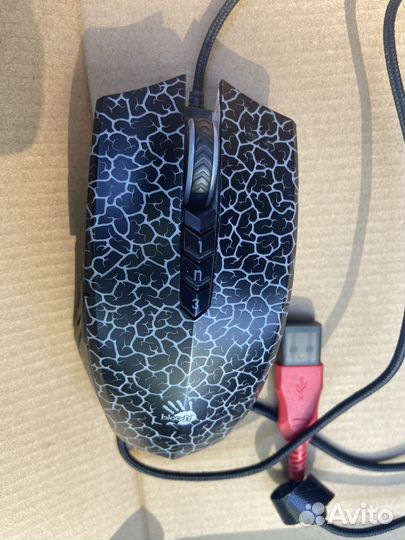 Мышь проводная A4Tech Bloody A7 черный