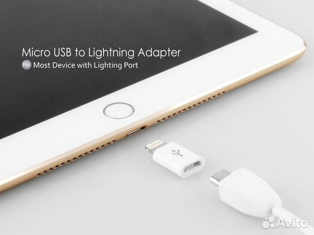 Переходник Apple Lightning Micro USB (MD820)