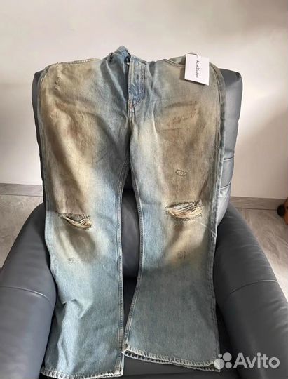 Джинсы Acne Studios Baggy Distressed Jeans