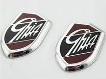 Значок эмблема логотип Ford Ghia 2шт (алюминий)