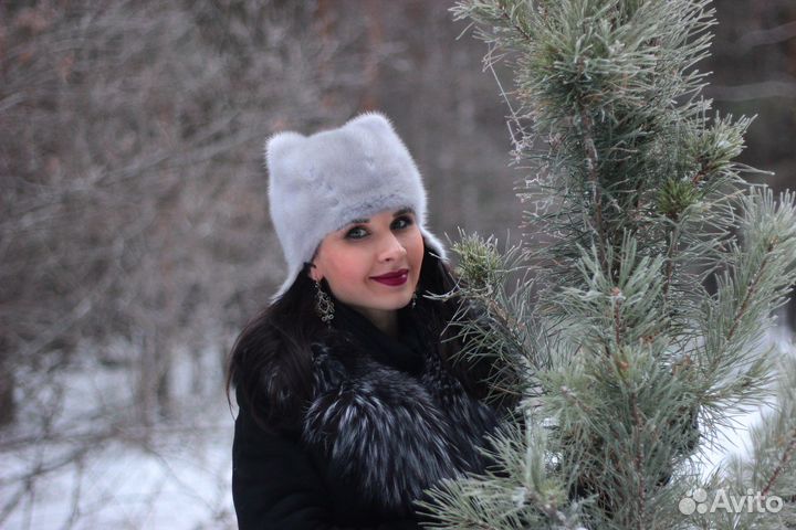 Шапочка норковая