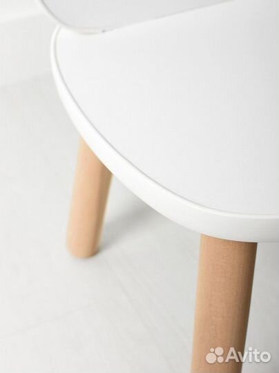 Детский столик прямоугольный и стульчик Мишка