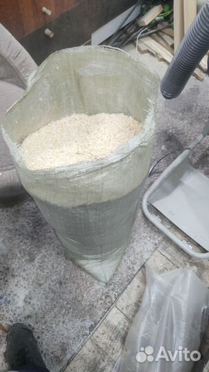 Опилки стружка в мешках