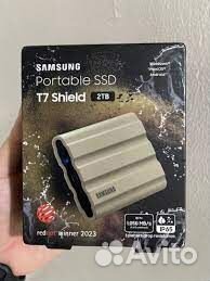 Внешний жесткий диск samsung t7 2tb shield