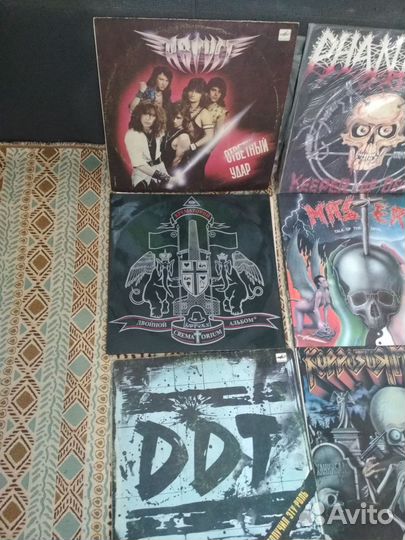 Виниловые пластинки, русский и зарубежный рок