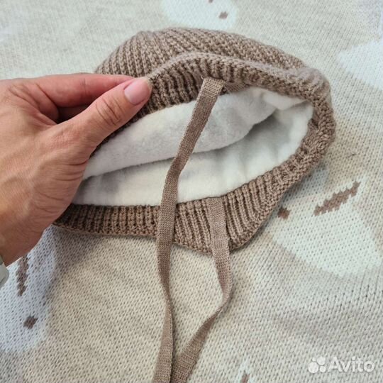 Loomknits шапка детская на флисе 42-44