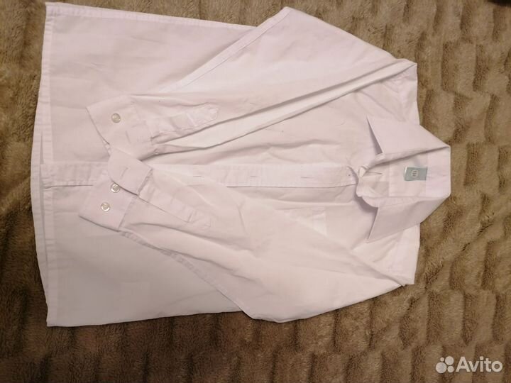 Рубашка белая 134