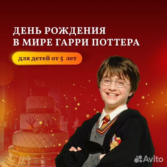 День рождения в Мире Гарри Поттера Пакет S
