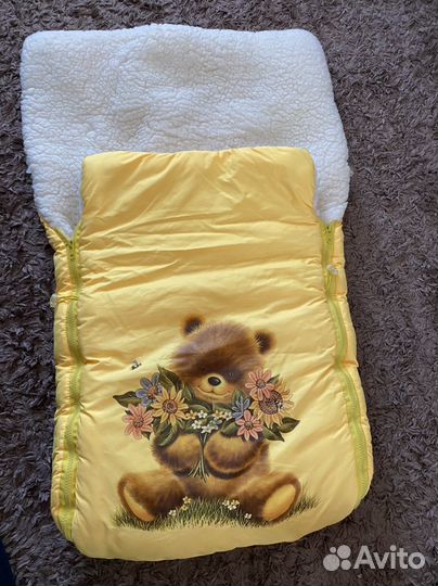 Зимний конверт в коляску