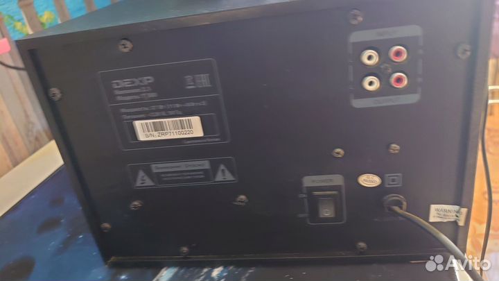 Акустические колонки с subwoofer