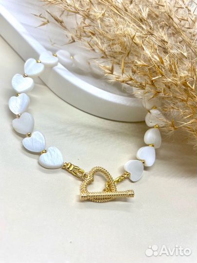 Браслет из натурального перламутра