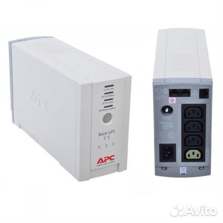 Ибп APC Back-UPS 500, 230V + новый аккумулятор