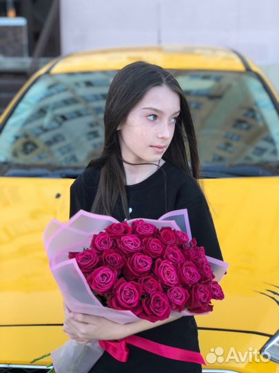 101 роза доставка букеты цветы