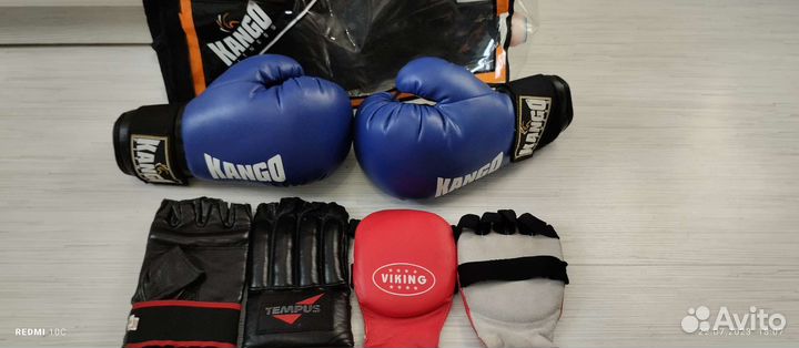 Боксерские перчатки, шингарды, каратэ защита рук
