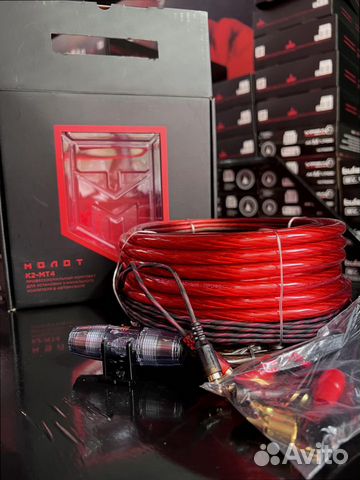 Комплект кабелей для усилителя урал Молот К2-мт4
