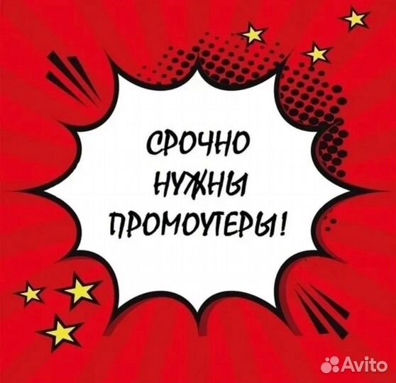 Промоутер / Раздача листовок за контакты
