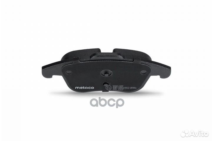 Колодки тормозные передние к-кт 3000-022 metaco