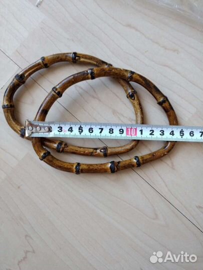 Ручки для сумки из бамбука новые