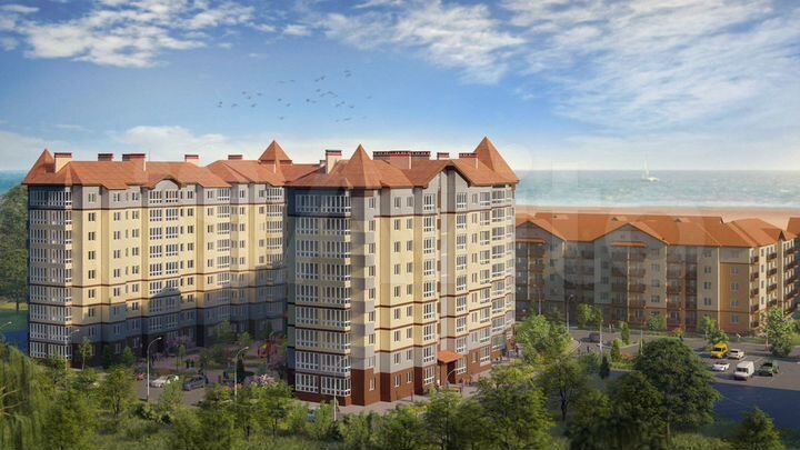 2-к. квартира, 71 м², 2/9 эт.
