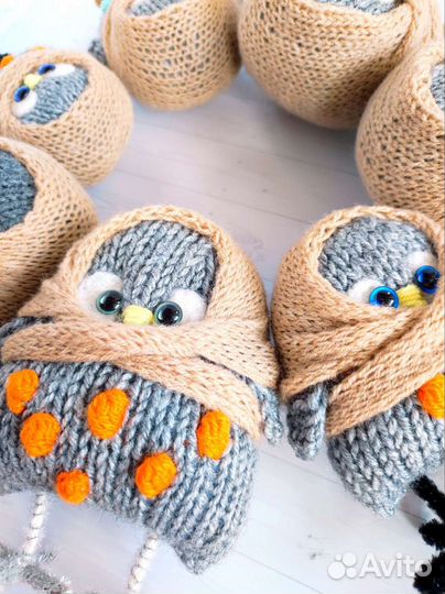 Сова игрушка интерьерная