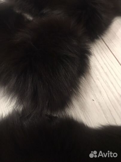 Меховой воротник песец